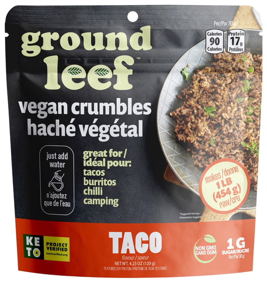 Ground Leef - Taco - Shelf Stable Plant Based Crumble